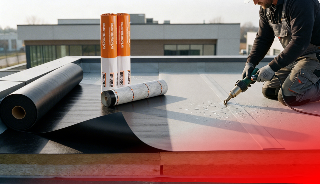 Как выбрать мембрану для плоской кровли: ПВХ или ТПО